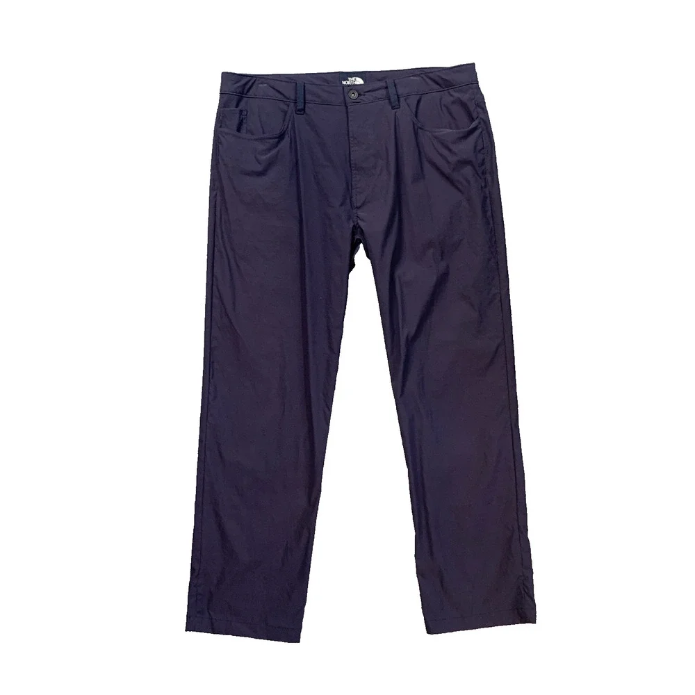 The North Face Pants Mens 36 Navy Sprag 5-Pocket Nylon Stretch Performance Chino
